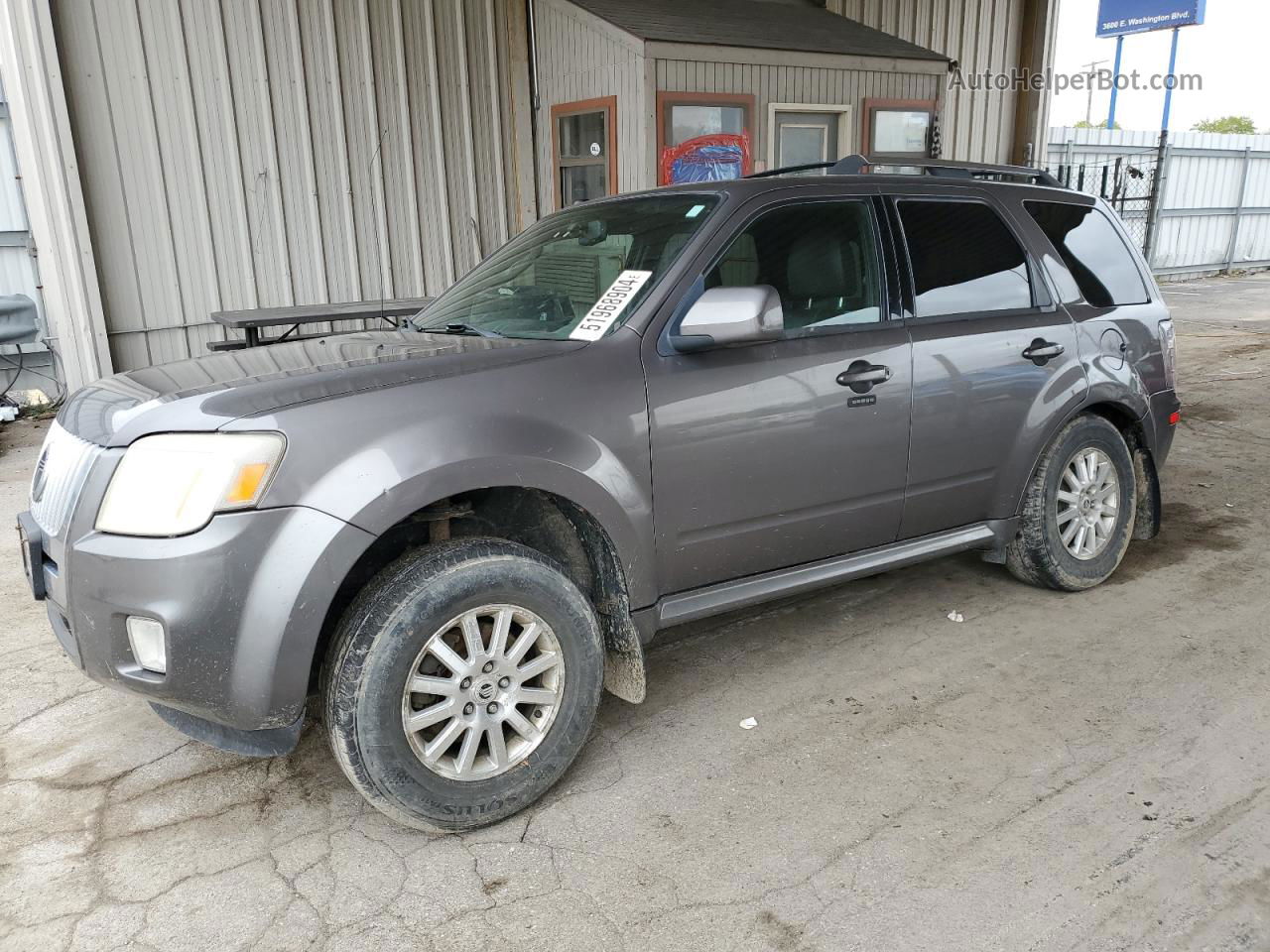 2010 Mercury Mariner Premier Gray vin: 4M2CN9H79AKJ09870