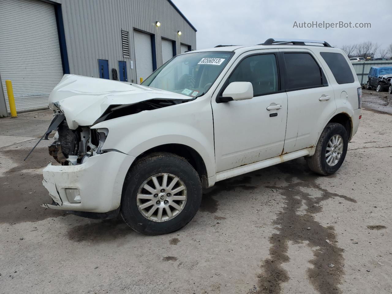 2011 Mercury Mariner Premier White vin: 4M2CN9HG0BKJ07278