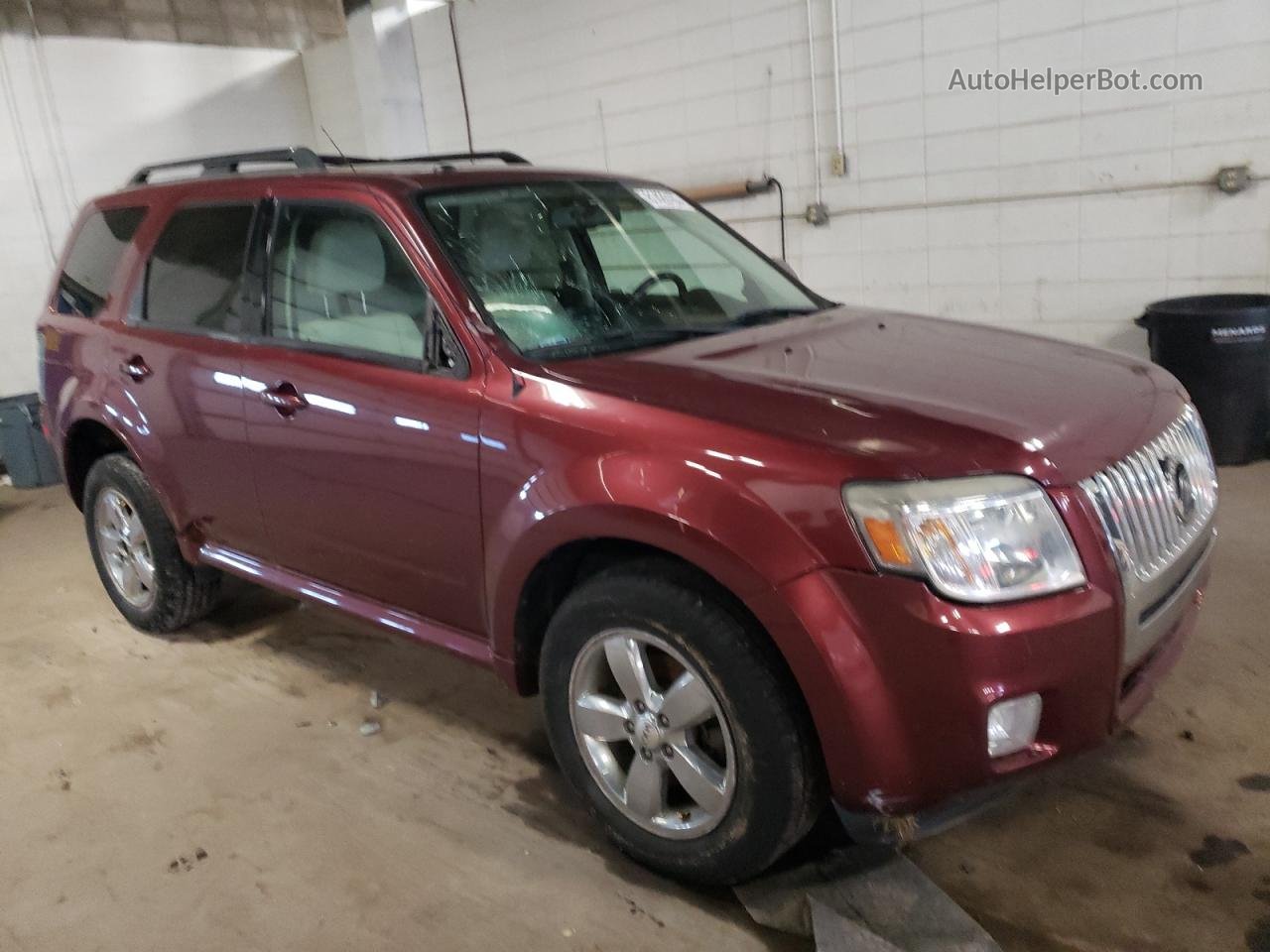 2010 Mercury Mariner Premier Maroon vin: 4M2CN9HG1AKJ19230