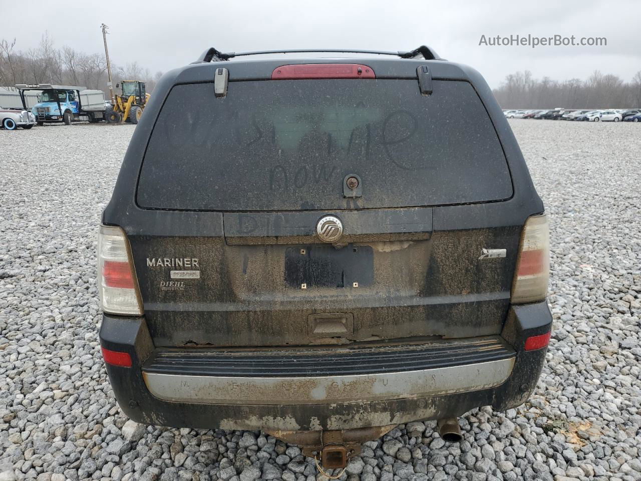 2011 Mercury Mariner Premier Черный vin: 4M2CN9HG1BKJ03434