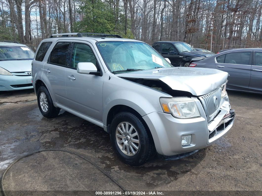 2010 Mercury Mariner Premier Silver vin: 4M2CN9HG2AKJ27272