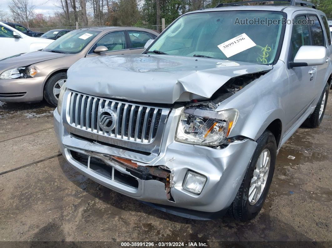 2010 Mercury Mariner Premier Silver vin: 4M2CN9HG2AKJ27272