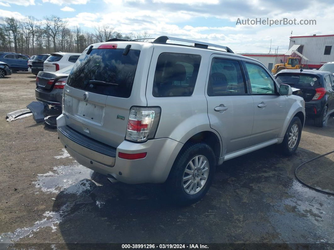 2010 Mercury Mariner Premier Silver vin: 4M2CN9HG2AKJ27272