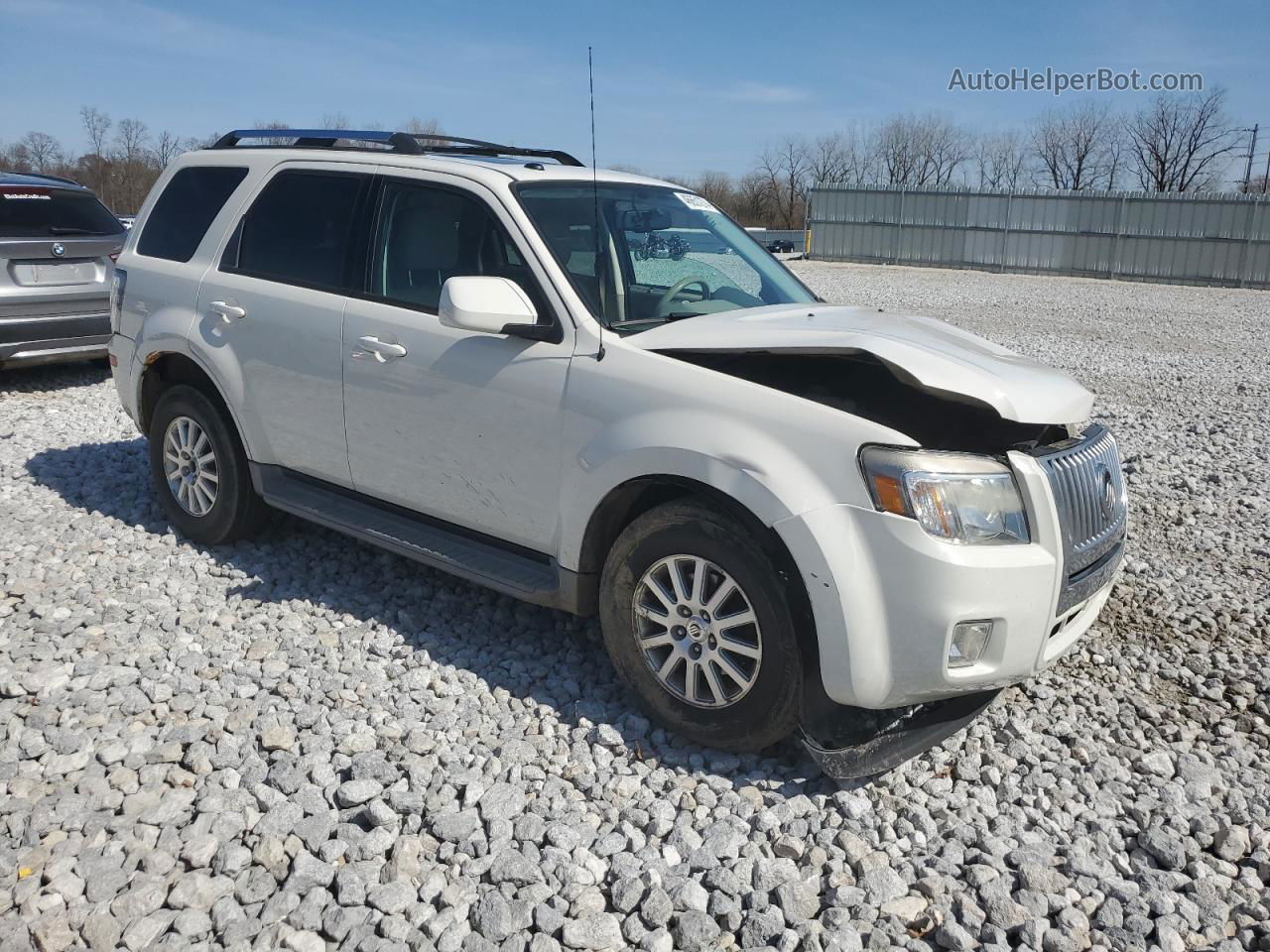 2010 Mercury Mariner Premier Белый vin: 4M2CN9HG3AKJ16720