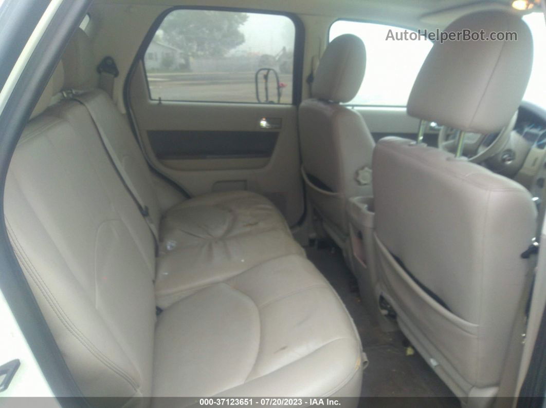 2010 Mercury Mariner Premier White vin: 4M2CN9HG3AKJ16989