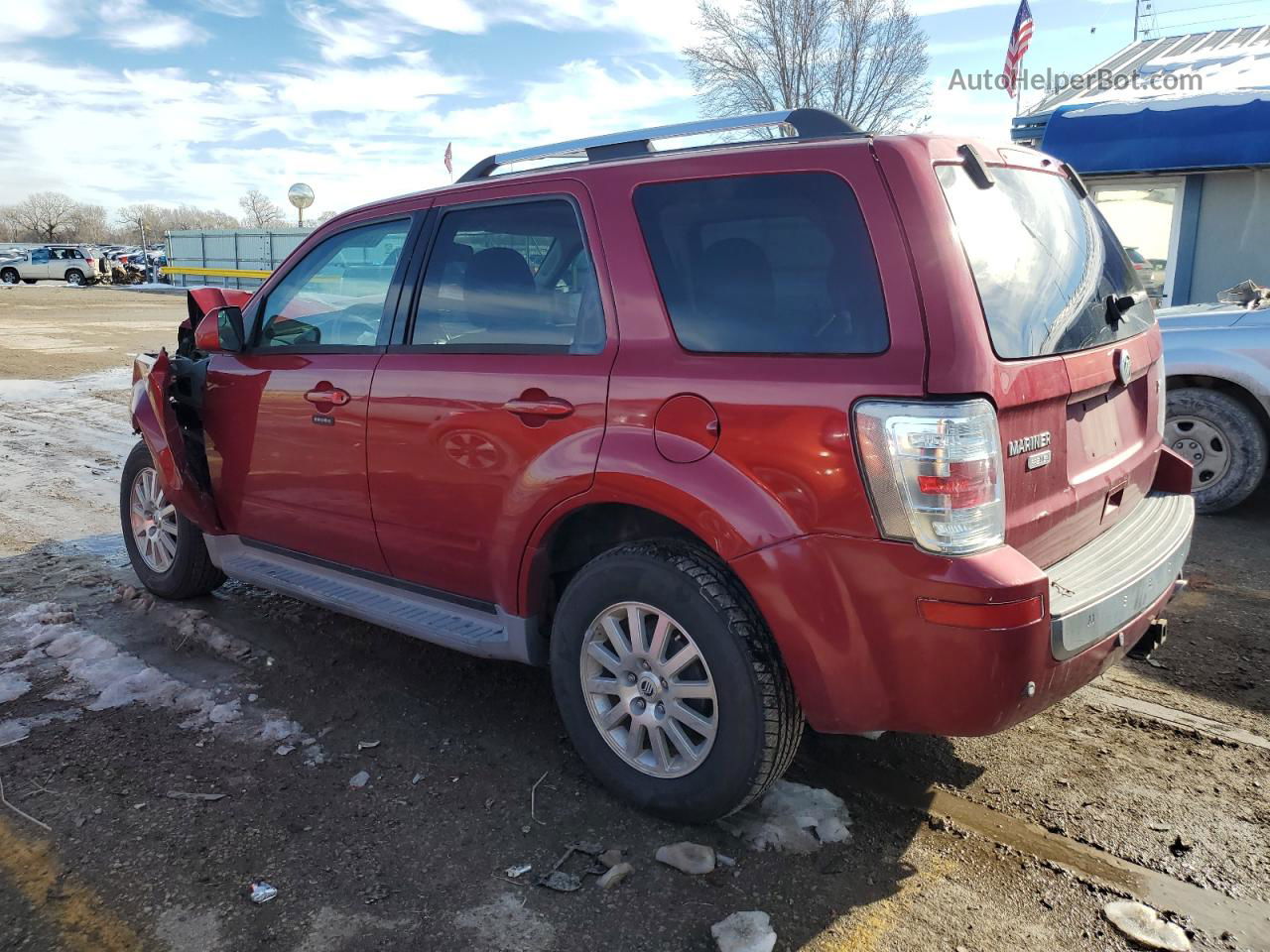 2010 Mercury Mariner Premier Красный vin: 4M2CN9HG3AKJ18337