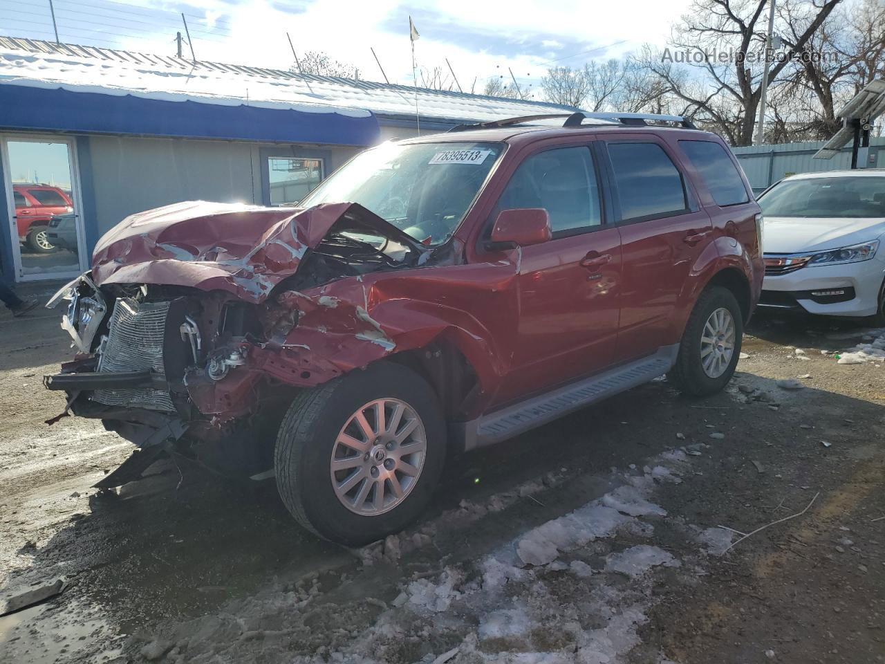 2010 Mercury Mariner Premier Красный vin: 4M2CN9HG3AKJ18337