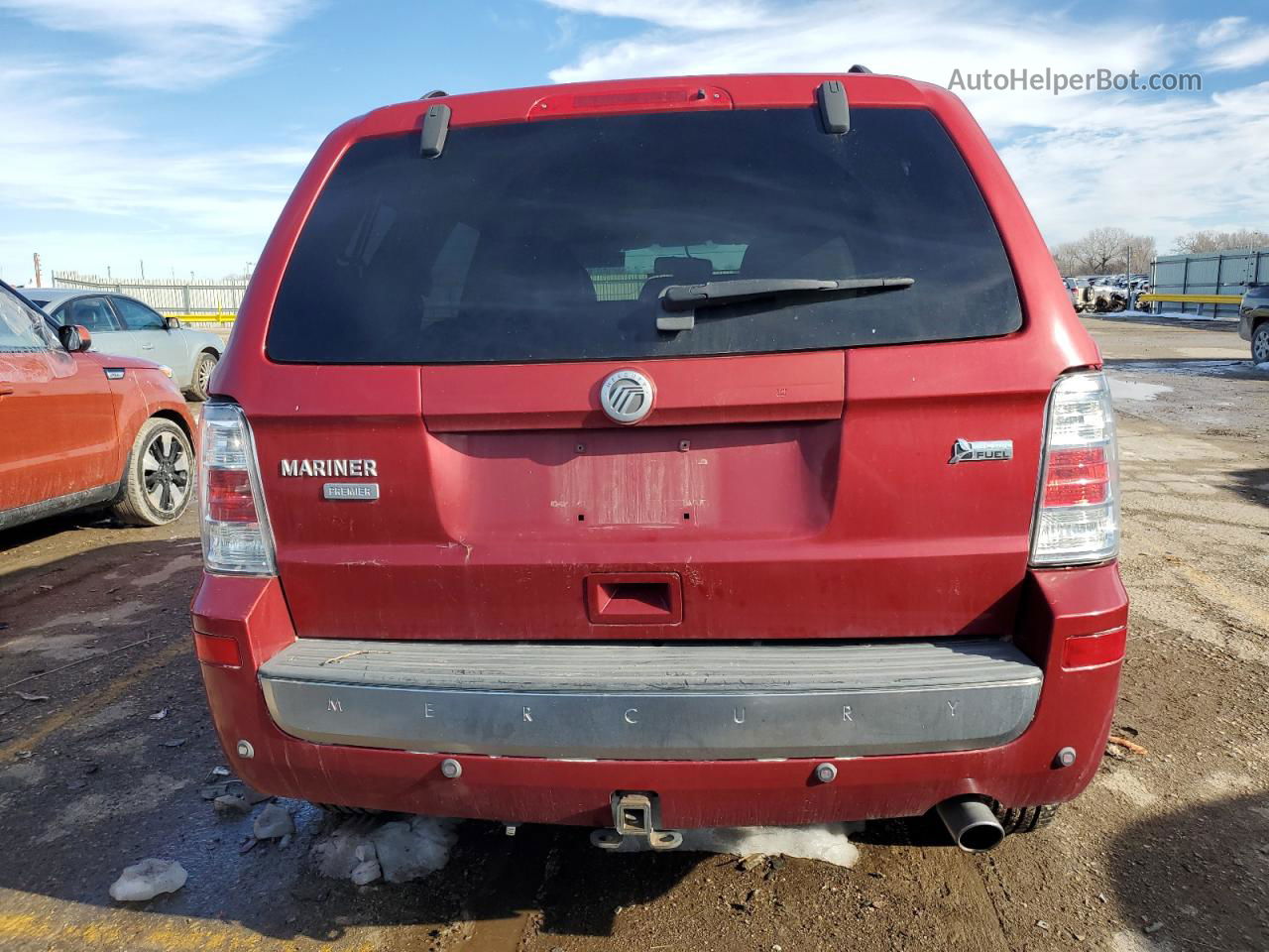 2010 Mercury Mariner Premier Red vin: 4M2CN9HG3AKJ18337