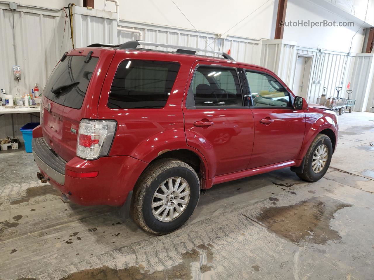 2010 Mercury Mariner Premier Red vin: 4M2CN9HG3AKJ18385