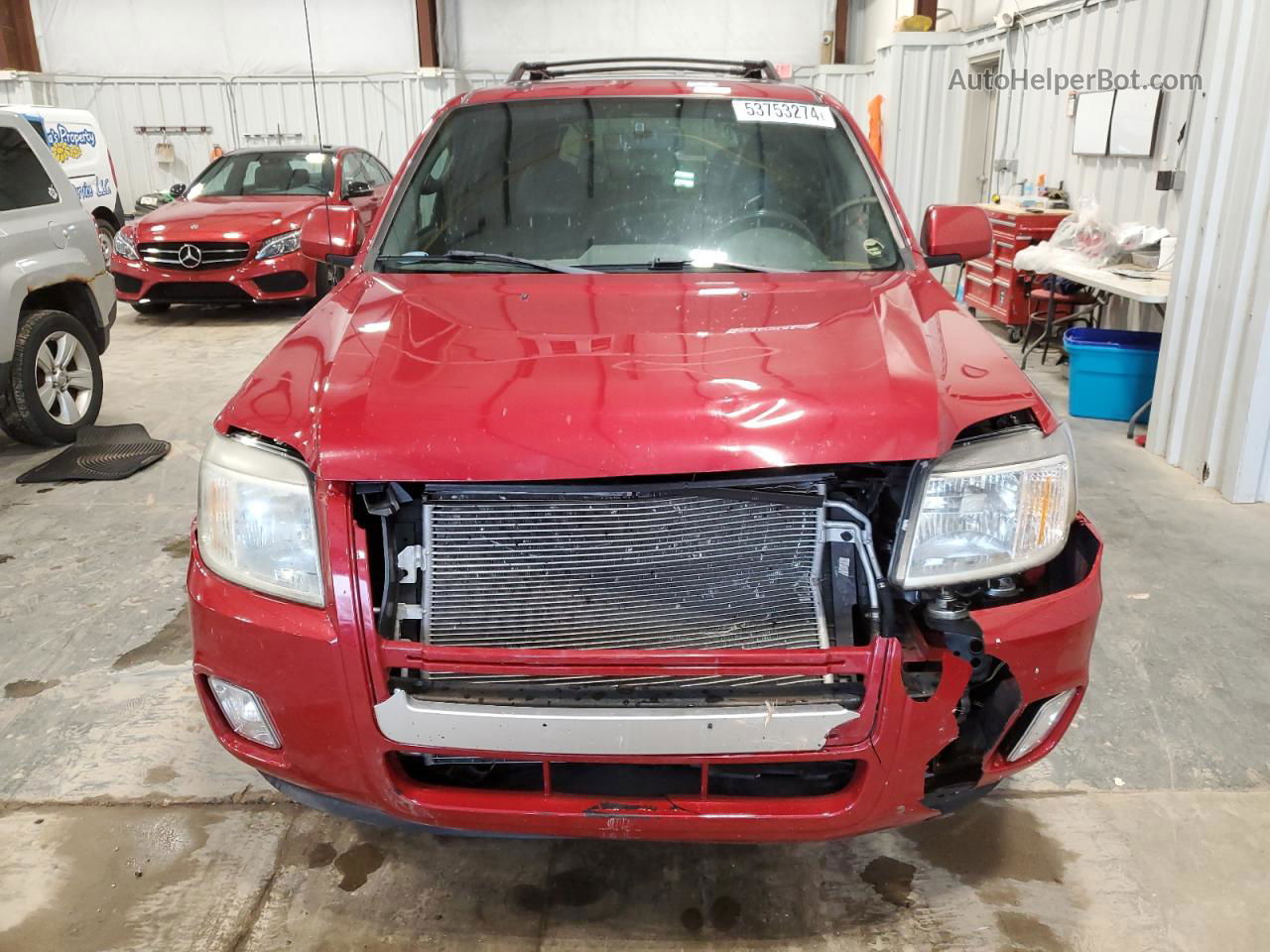 2010 Mercury Mariner Premier Red vin: 4M2CN9HG3AKJ18385