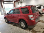 2010 Mercury Mariner Premier Red vin: 4M2CN9HG3AKJ18385