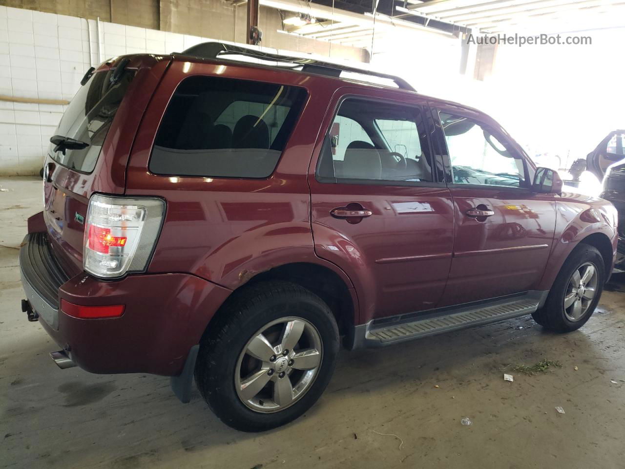 2010 Mercury Mariner Premier Maroon vin: 4M2CN9HG3AKJ23313