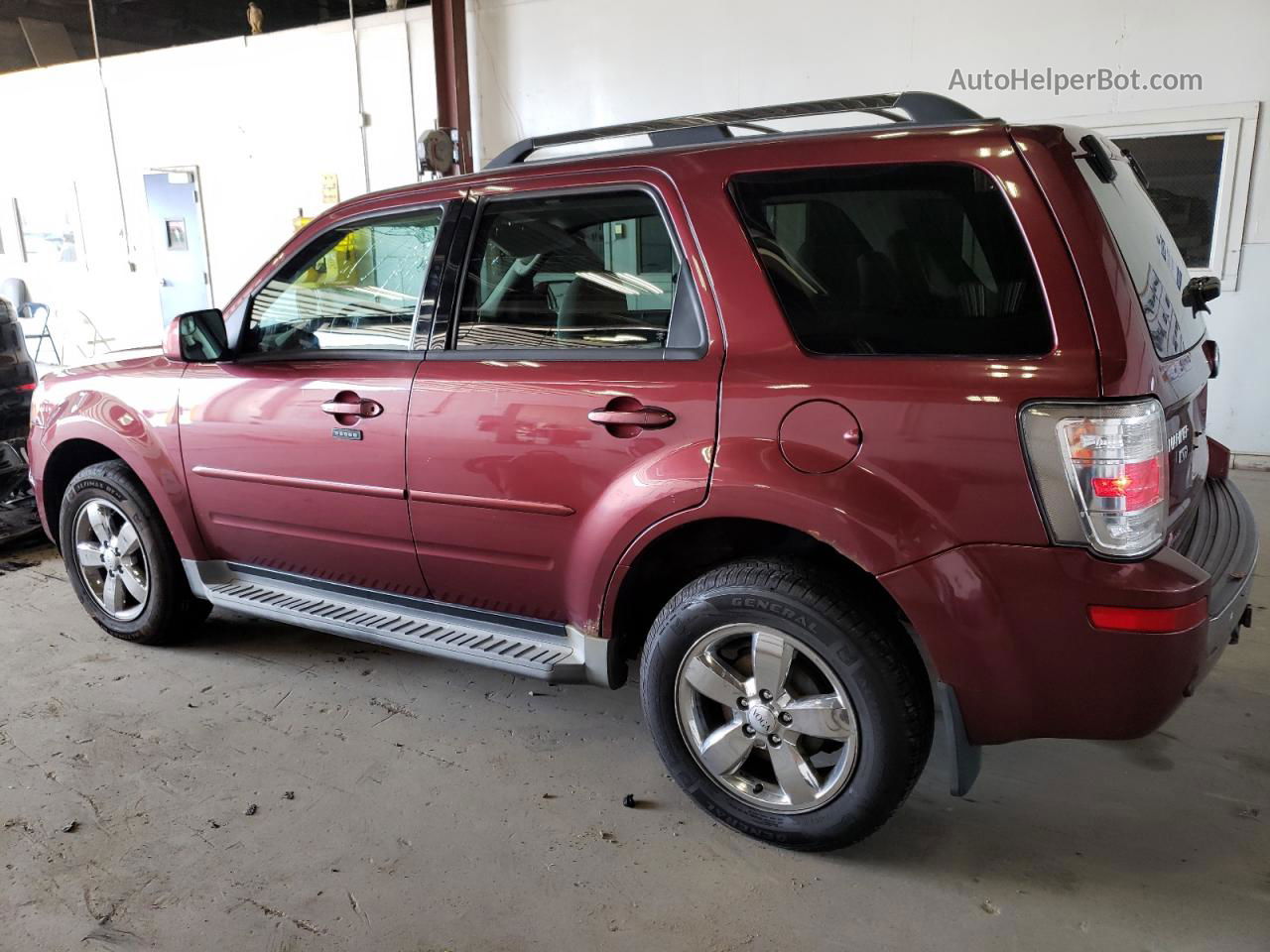 2010 Mercury Mariner Premier Maroon vin: 4M2CN9HG3AKJ23313