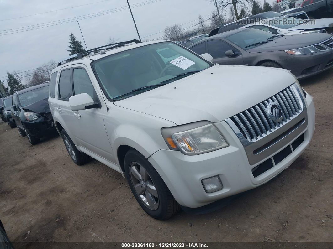 2011 Mercury Mariner Premier White vin: 4M2CN9HG4BKJ05355