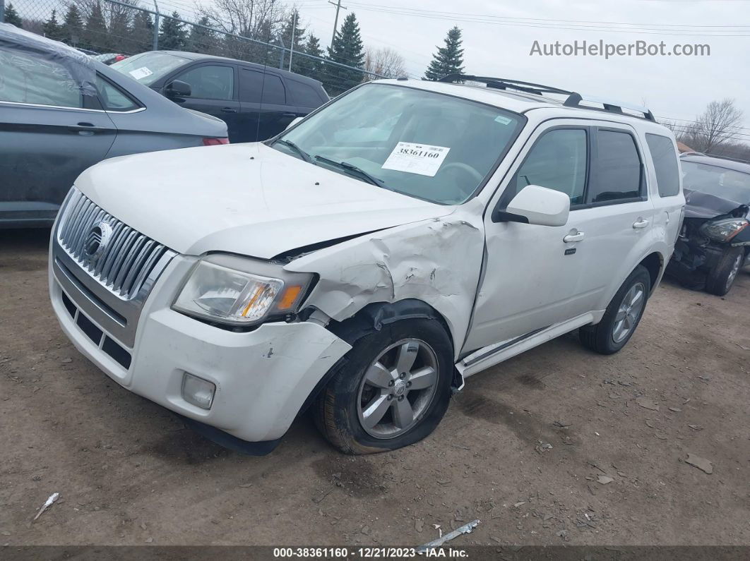 2011 Mercury Mariner Premier White vin: 4M2CN9HG4BKJ05355