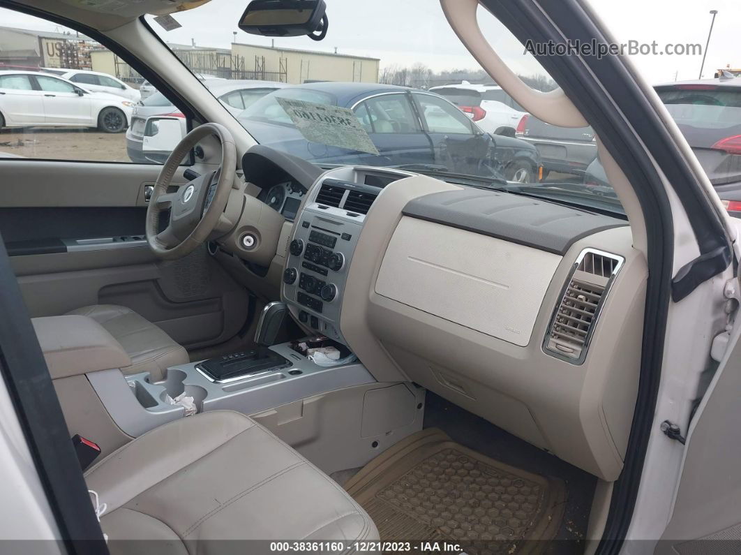 2011 Mercury Mariner Premier Белый vin: 4M2CN9HG4BKJ05355