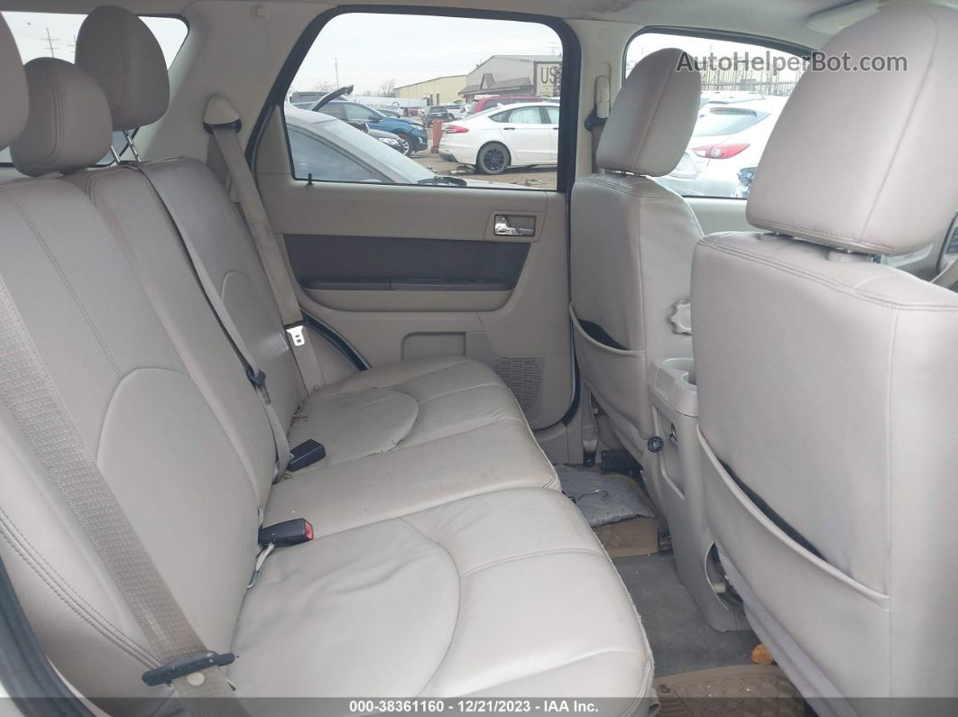 2011 Mercury Mariner Premier White vin: 4M2CN9HG4BKJ05355