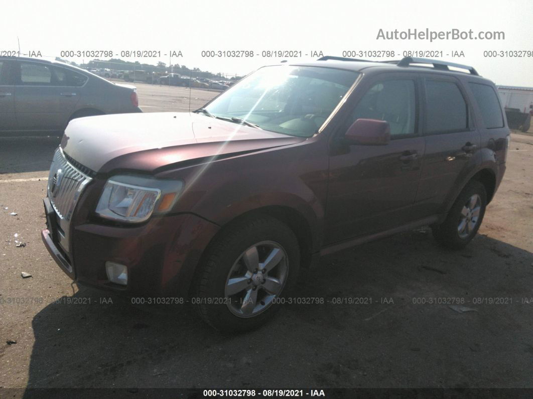 2010 Mercury Mariner Premier Maroon vin: 4M2CN9HG5AKJ11079