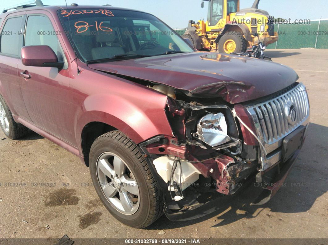 2010 Mercury Mariner Premier Maroon vin: 4M2CN9HG5AKJ11079