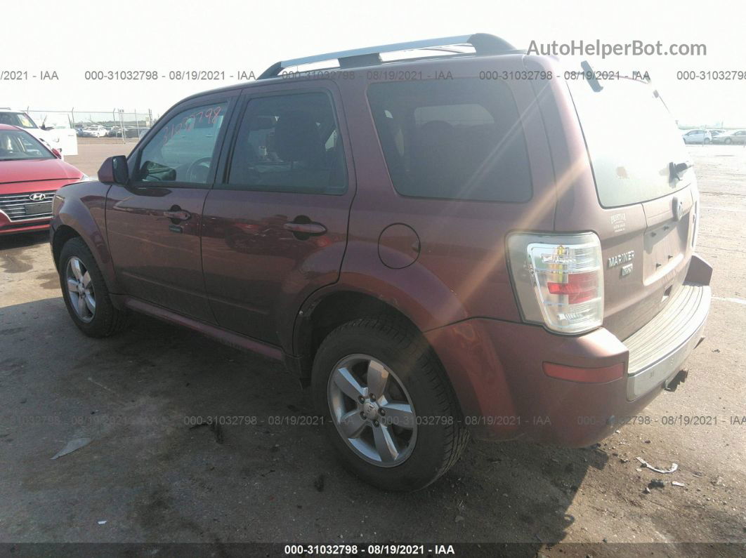 2010 Mercury Mariner Premier Maroon vin: 4M2CN9HG5AKJ11079