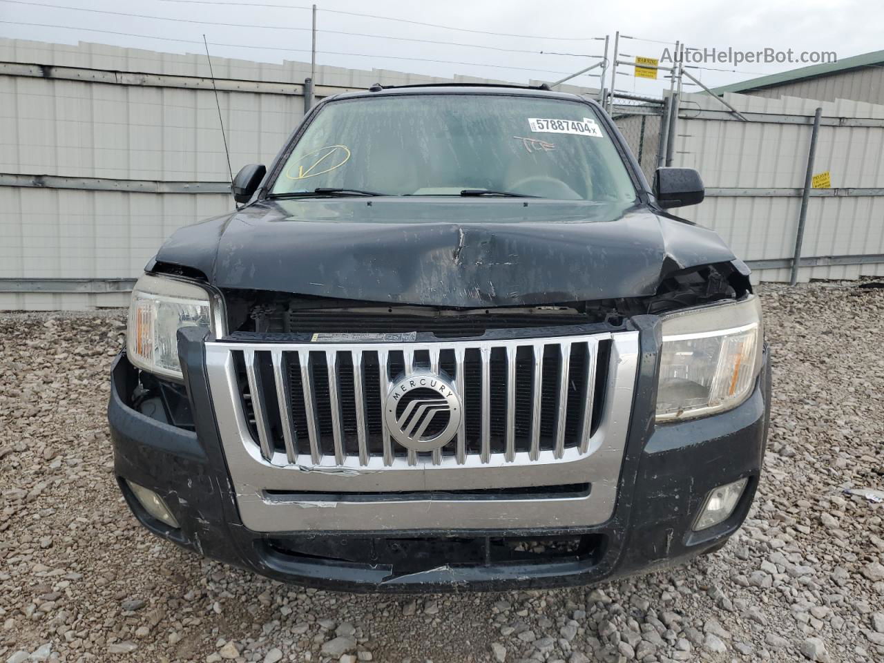 2010 Mercury Mariner Premier Black vin: 4M2CN9HG5AKJ11986