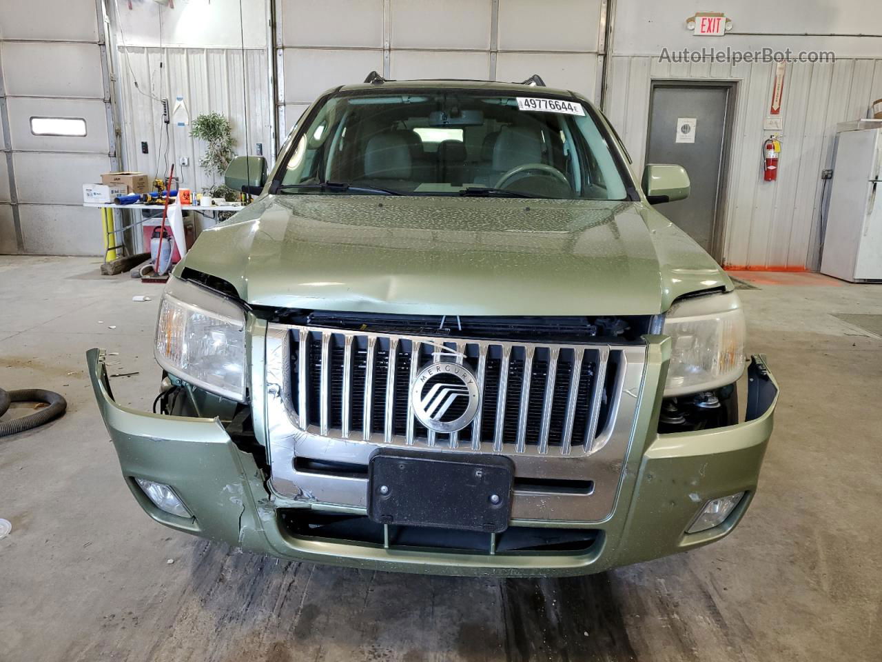 2010 Mercury Mariner Premier Green vin: 4M2CN9HG5AKJ15147