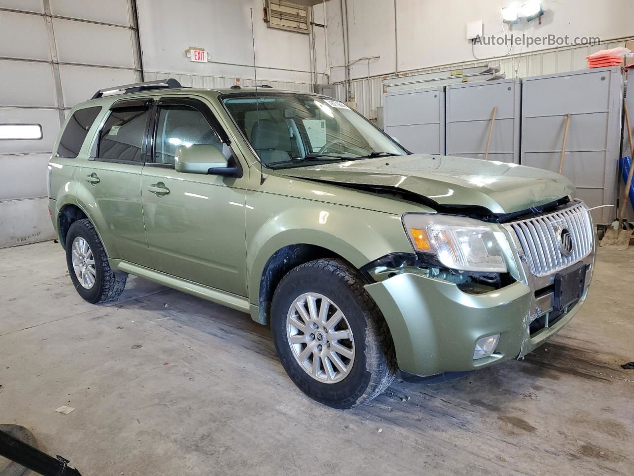 2010 Mercury Mariner Premier Green vin: 4M2CN9HG5AKJ15147