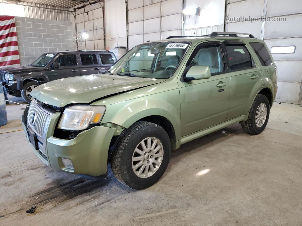 2010 Mercury Mariner Premier Green vin: 4M2CN9HG5AKJ15147