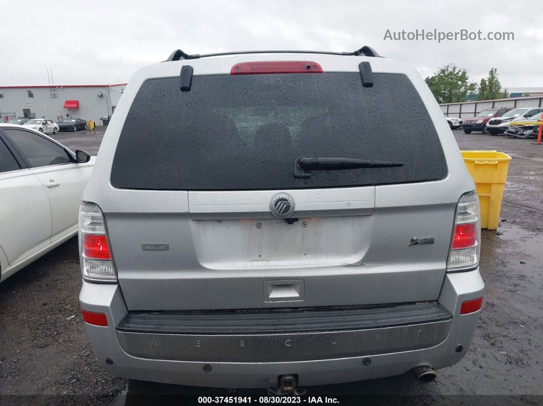 2010 Mercury Mariner Premier Silver vin: 4M2CN9HG5AKJ28609