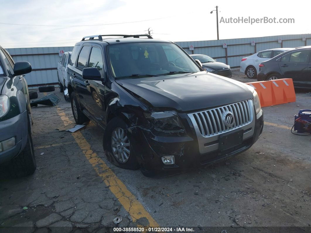 2010 Mercury Mariner Premier Black vin: 4M2CN9HG5AKJ30375