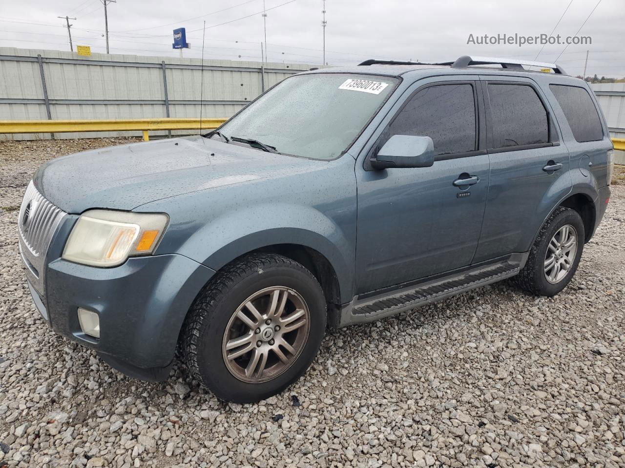 2010 Mercury Mariner Premier Blue vin: 4M2CN9HG7AKJ01993