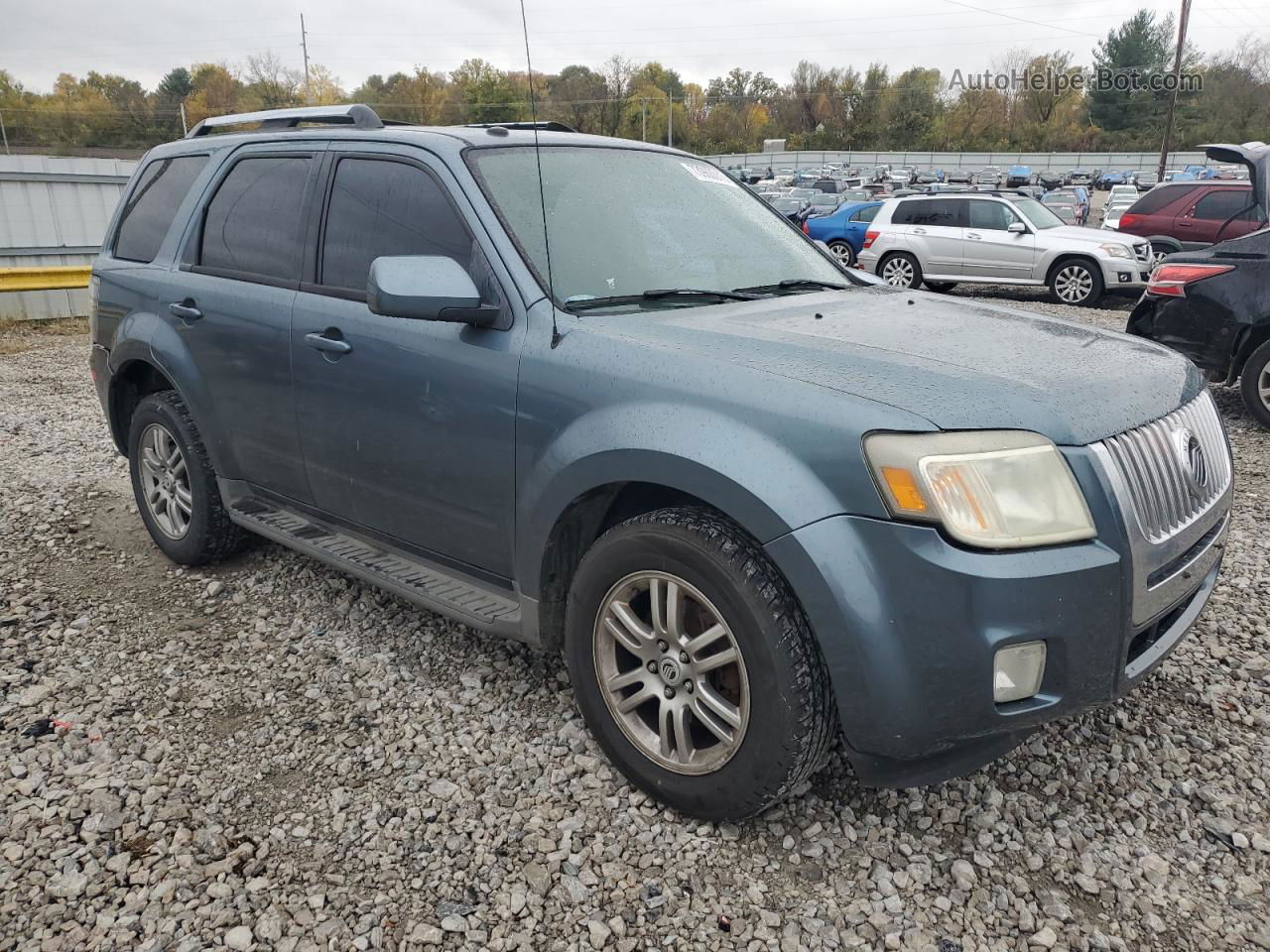 2010 Mercury Mariner Premier Синий vin: 4M2CN9HG7AKJ01993