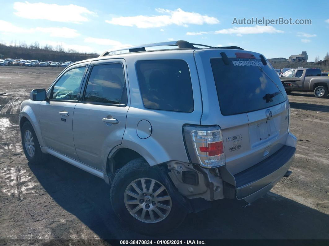 2010 Mercury Mariner Premier Silver vin: 4M2CN9HG7AKJ03078