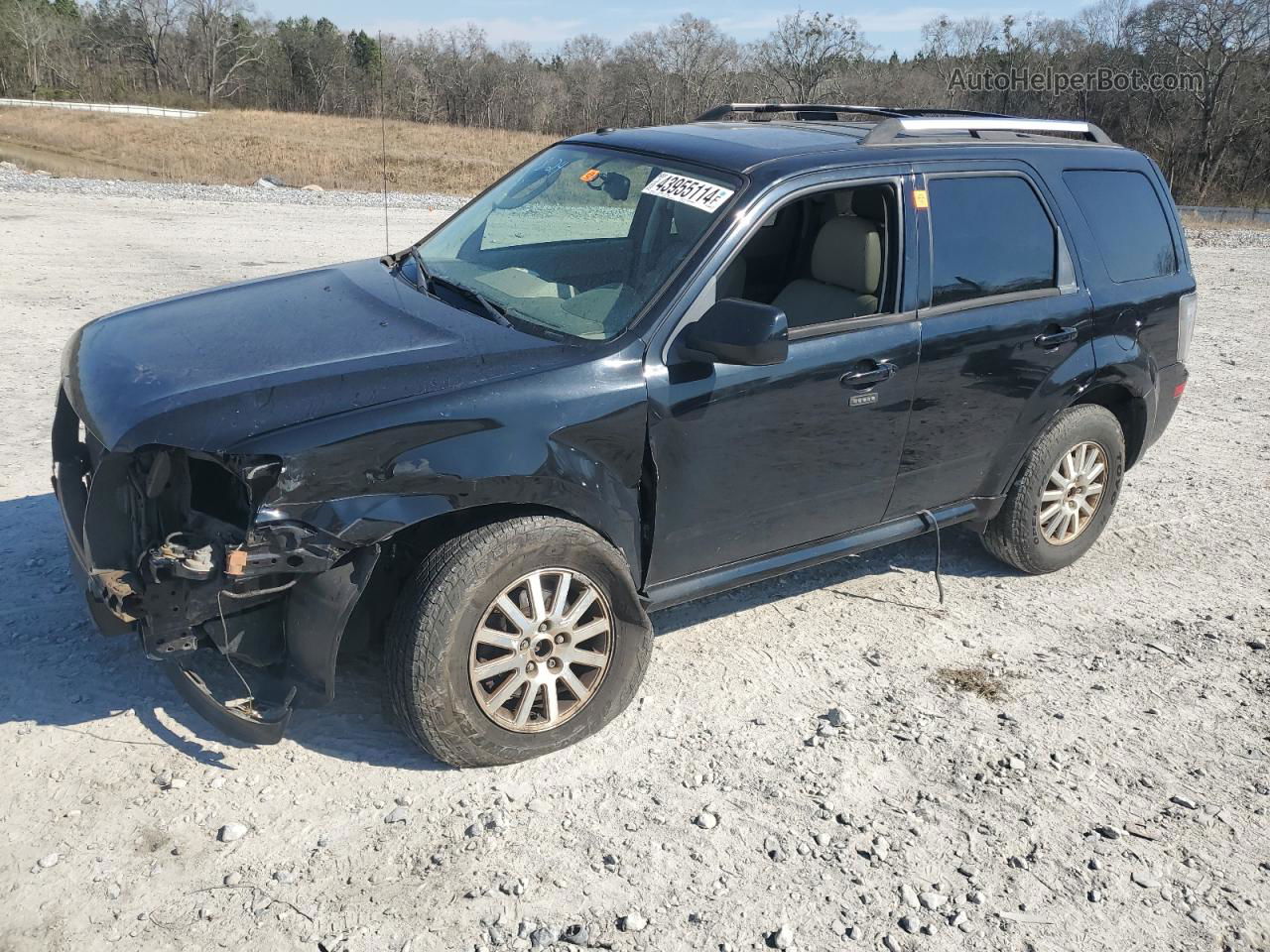 2010 Mercury Mariner Premier Черный vin: 4M2CN9HG7AKJ08846