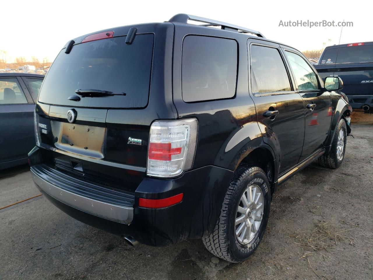 2011 Mercury Mariner Premier Black vin: 4M2CN9HG7BKJ08234