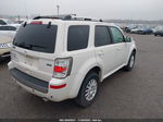 2010 Mercury Mariner Premier White vin: 4M2CN9HG8AKJ09018