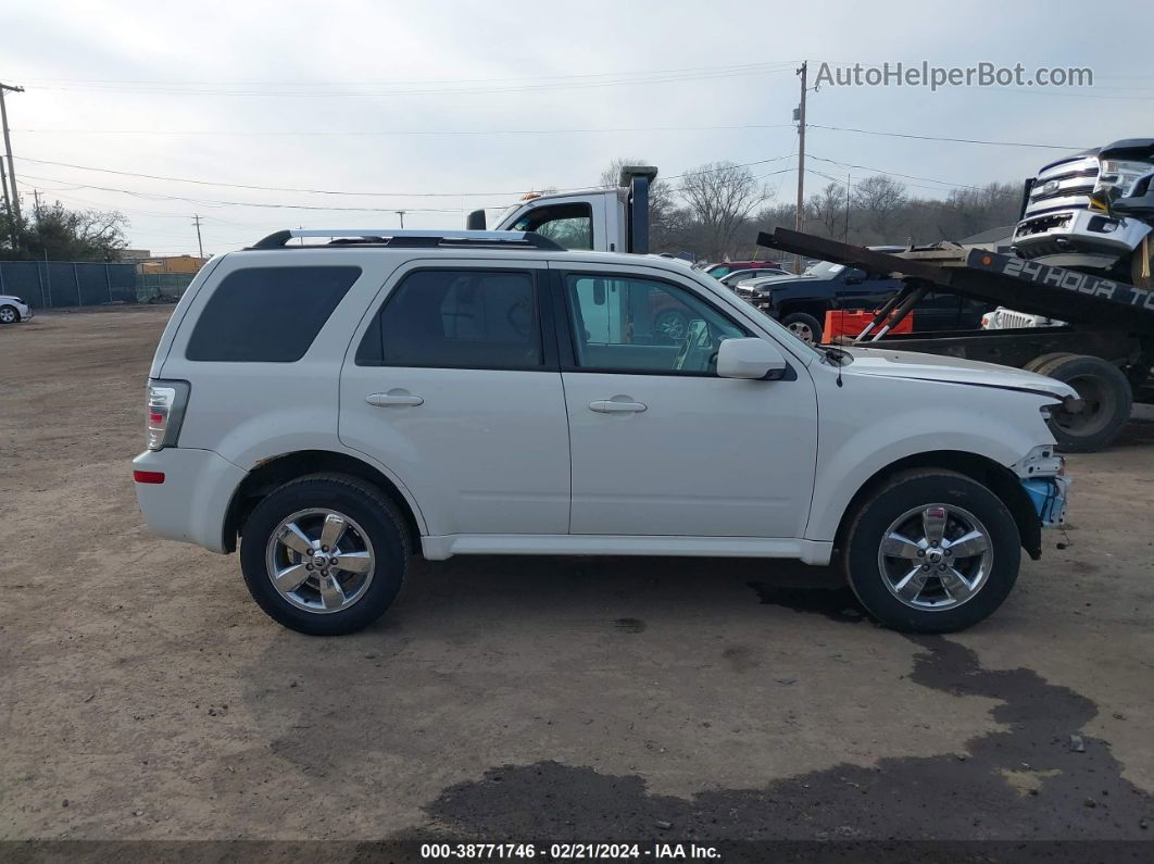 2011 Mercury Mariner Premier White vin: 4M2CN9HG8BKJ03074