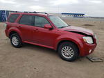 2011 Mercury Mariner Premier Red vin: 4M2CN9HG8BKJ07724