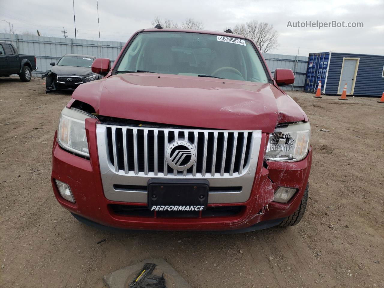 2011 Mercury Mariner Premier Red vin: 4M2CN9HG8BKJ07724