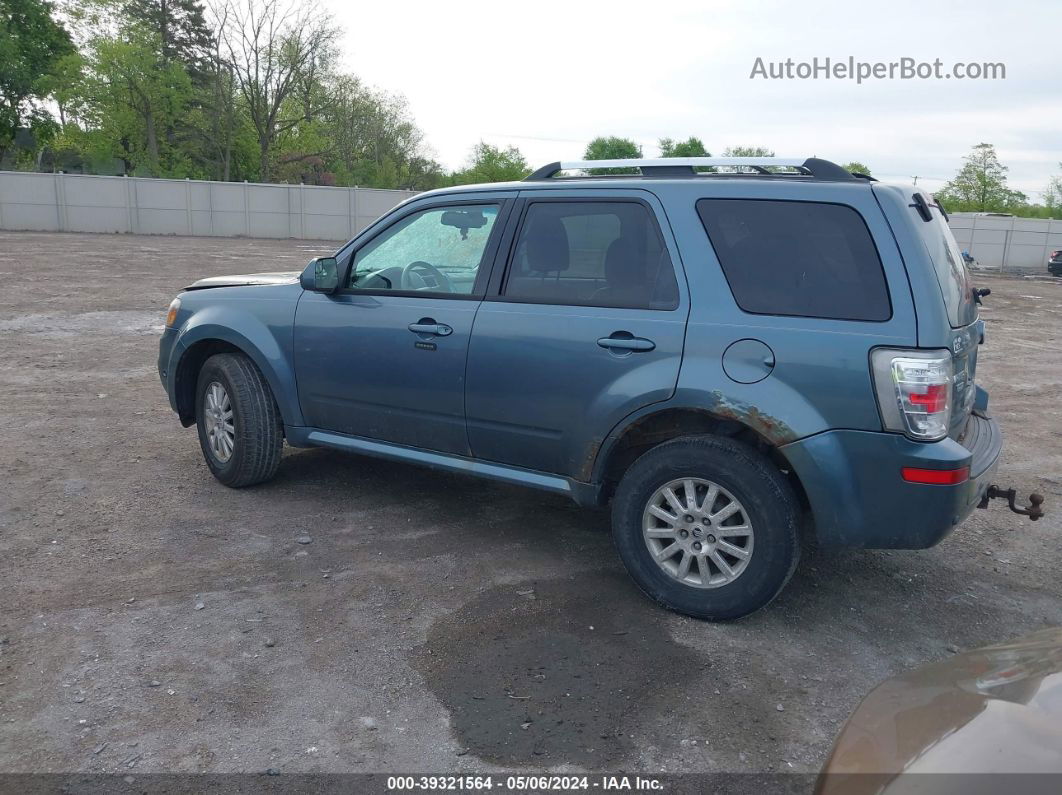 2010 Mercury Mariner Premier Light Blue vin: 4M2CN9HG9AKJ04233