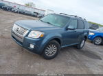 2010 Mercury Mariner Premier Light Blue vin: 4M2CN9HG9AKJ04233