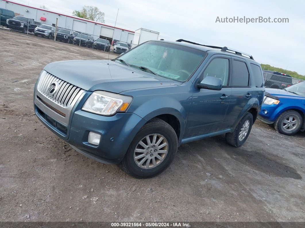 2010 Mercury Mariner Premier Light Blue vin: 4M2CN9HG9AKJ04233