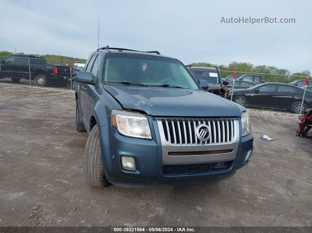 2010 Mercury Mariner Premier Light Blue vin: 4M2CN9HG9AKJ04233