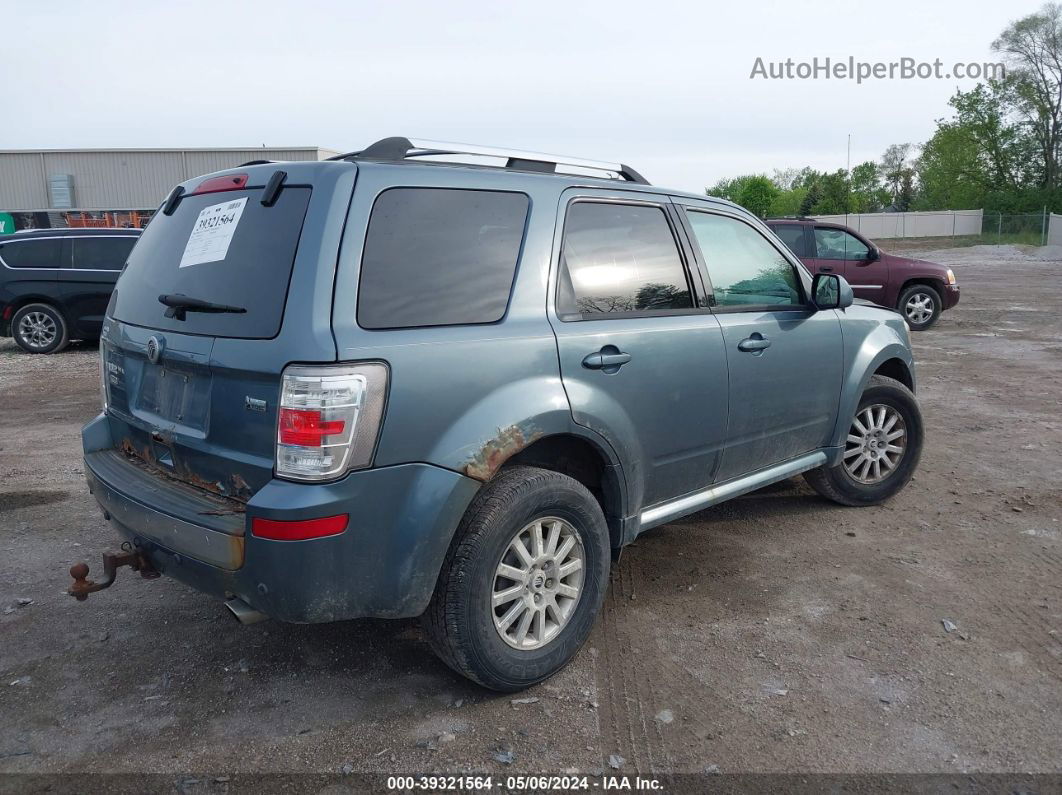 2010 Mercury Mariner Premier Light Blue vin: 4M2CN9HG9AKJ04233