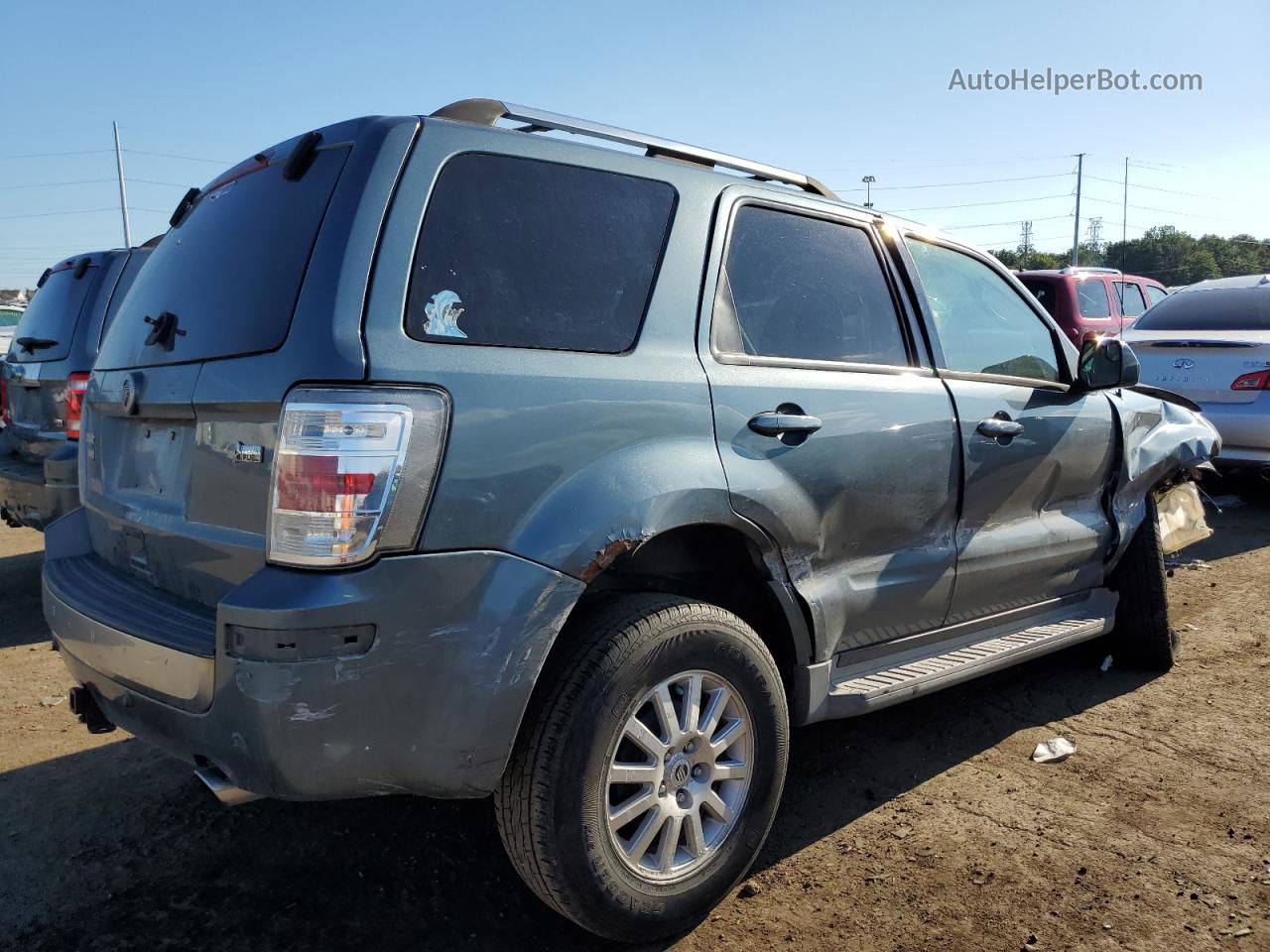 2010 Mercury Mariner Premier Blue vin: 4M2CN9HG9AKJ07732