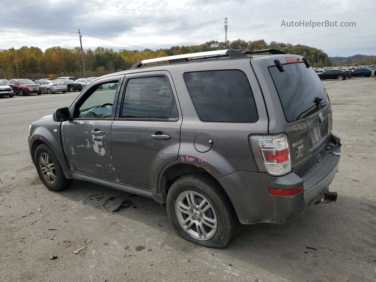 2010 Mercury Mariner Premier Gray vin: 4M2CN9HG9AKJ09612