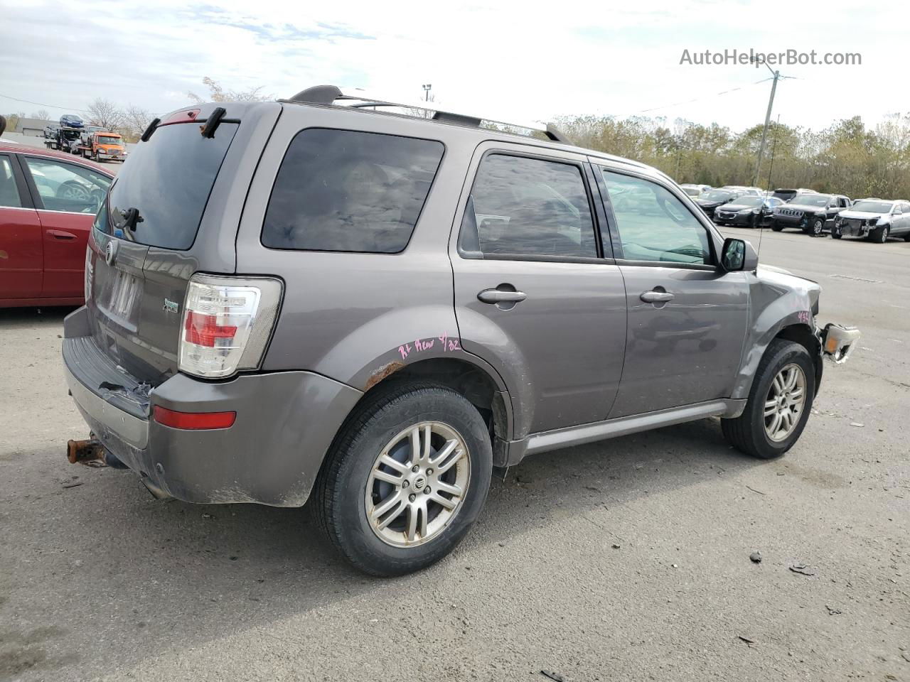 2010 Mercury Mariner Premier Серый vin: 4M2CN9HG9AKJ09612