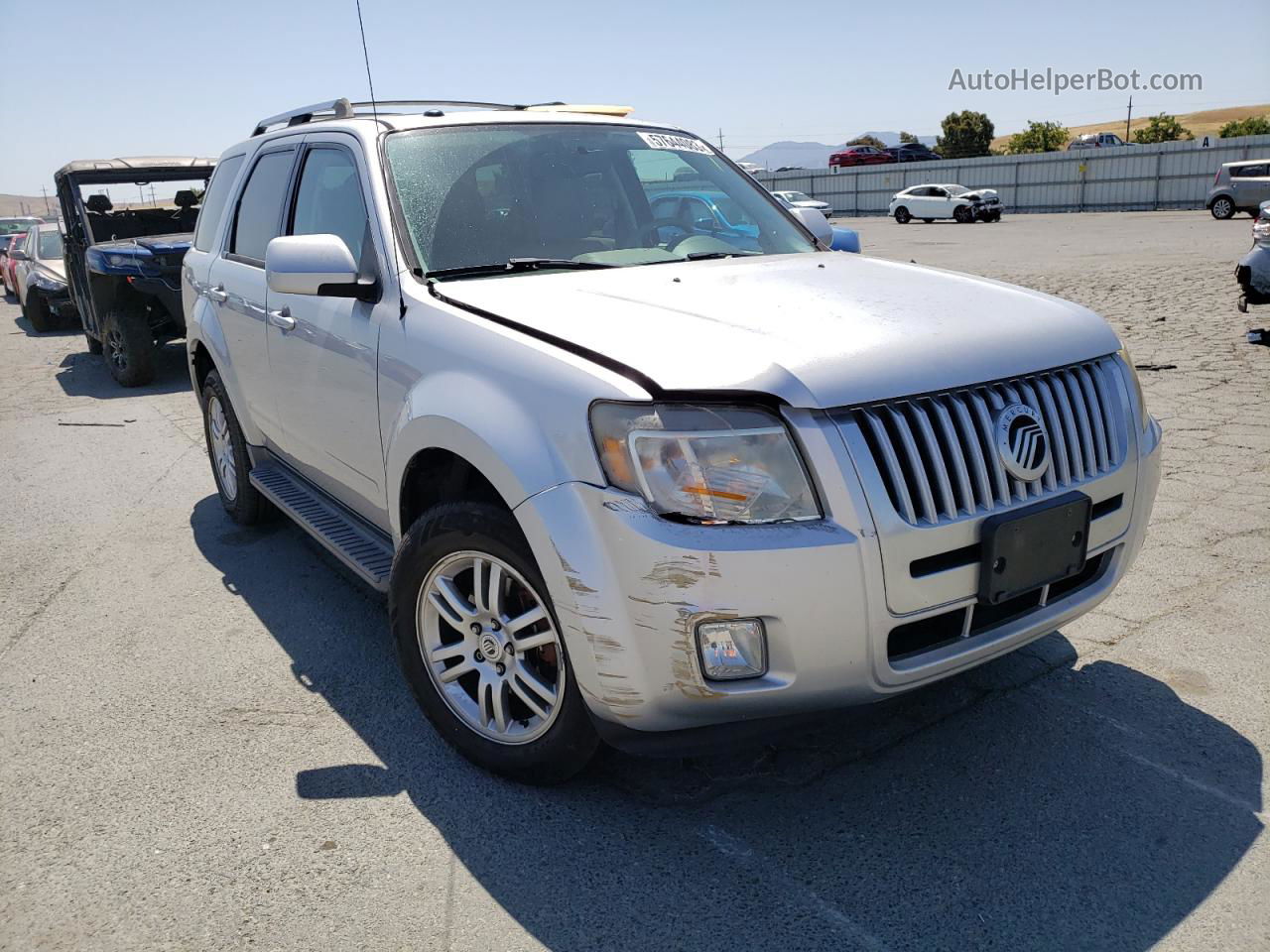 2010 Mercury Mariner Premier Silver vin: 4M2CN9HG9AKJ27723