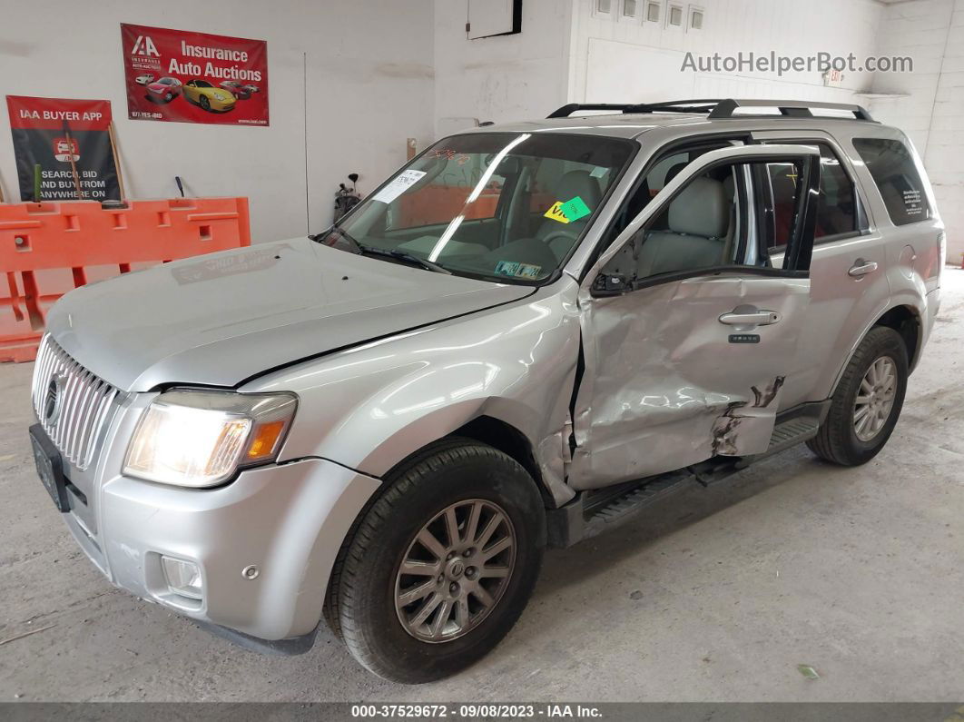 2010 Mercury Mariner Premier Silver vin: 4M2CN9HGXAKJ08985