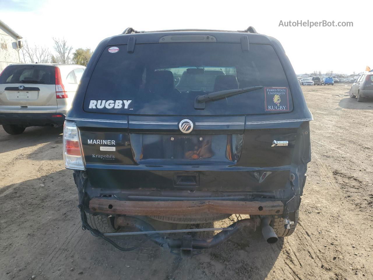 2010 Mercury Mariner Premier Black vin: 4M2CN9HGXAKJ12468